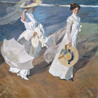 Joaquín Sorolla (1863 - 1923), Passeggiata sulla spiaggia, 1909, Olio su tela, 205 x 200 cm, Madrid, Sorolla Museum