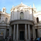 The facade of Santa Maria della Pace