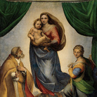 Raffaello Sanzio, Madonna Sistina, 1513-1514 circa, Olio su tela, 265 × 196 cm, Dresda, Gemäldegalerie