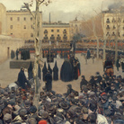 Ramón Casas, La garrota, 1894. Olio su tela, cm 127 x 166,2. Madrid, Museo Nacional Centro de Arte Reina Sofía