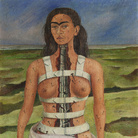 Frida Kahlo, La colonna spezzata, 1944. Olio su tela, 39,5 x 30,5 cm. Col. Museo Dolores Olmedo, Xochimilco, México. Photographs by Erik Meza / Javier Otaola; image © Archivo Museo Dolores Olmedo, 2013 Banco de Méxic