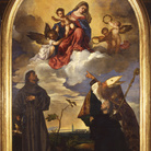 Tiziano Vecellio, Vergine con il Bambino in gloria, con i santi Francesco e Biagio e il donatore Alvise Gozzi, 1520, Olio su tavola