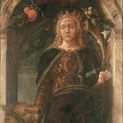 Andrea Mantegna (Isola di Carturo, 1431 ca. - Mantova, 1506), Sant’Eufemia, 1454, tela. Napoli, Museo di Capodimonte