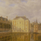 Augustus Wijnantz, Veduta del Mauritshuis, 1830 circa, olio su tavola, cm 22,5 x 27,5. Dono di Hans Heinrich, barone Thyssen-Bornemisza, Lugano, 1986. © L’Aia, Gabinetto reale di pitture Mauritshuis