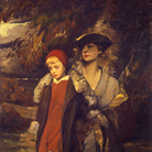 Lino Selvatico, Mamma e bambino, 1922, Olio su tela, 160 x 113 cm, Ca' Pesaro, Galleria Internazionale d'Arte Moderna | 