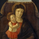Giovanni Bellini, Madonna col Bambino, 1455 circa, Tempera su tavola, 32 x 50 cm, Musei Civici, Pinacoteca Malaspina, Pavia