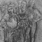 Bottega del Perugino, Gruppo di guerrieri in piedi, fine quindicesimo / inizio sedicesimo secolo.