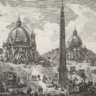 Giovanni Battista Piranesi, Veduta della Piazza del Popolo, Roma, 1750 circa, Da 