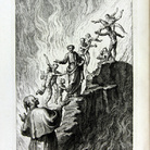 Antiporte della Divina Commedia di Dante Alighieri edito da Zatta, nel 1757