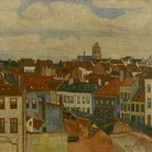 James Ensor, I tetti di Ostenda, 1901, Olio su tela, 48 x 73 cm, Ostenda, Mu.ZEE | Courtesy of Visit Oostende talkie.be | © Toerisme Oostende