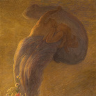 Gaetano Previati (Ferrara, 1852 - Lavagna, 1920), Il sogno, 1912, Olio su tela, 225 x 165 cm, Svizzera, Collezione privata