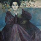 Giovanni Prini, Ritratto della fidanzata Orazia Belsito, 1899, Olio su tela, Collezione privata
