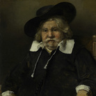 Rembrandt van Rijn, Ritratto di uomo anziano, 1667, olio su tela, cm 81,9 x 67,7. L’Aia, Gabinetto reale di pitture Mauritshuis acquisito nel 1999 con il sostegno degli amici della Fondazione Mauritshuis, del Ministero dell’Istruzione, Cultura e Scienza, del Fondo per il Patrimonio Culturale Nazionale, della Sponsor Lottery, del Fonds 1818, della Rembrandt Society, del Fondo Culturale del principe Bernhard, dell’ING Group, del Prof. Dr Drs. A.C.R. Dreesmann, del Fondo Nazionale