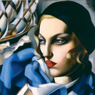 Tamara de Lempicka, La sciarpa blu, 1930, Olio su tavola, 48 x56.5 cm, Collezione privata | Courtesy of Musei San Domenico, Forlì, 2017