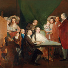 Francisco de Goya y Lucientes, La famiglia dell'infante don Luìs, 1783-1784, Olio su tela | Courtesy of Fondazione Magnani-Rocca 2020