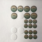 Tino Stefanoni, Riflessi 8, 1965, Tecnica mista e rilievi su tavola, 90 × 90 cm, Collezione privata | Courtesy Galleria Melesi, Lecco