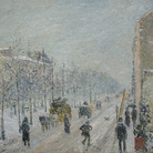 Camille Pissarro, Boulevard esterni, effetto di neve, 1879, Olio su tela, 54 x 65 cm, Parigi, Musée Marmottan Monet, Dono Eugènee Victorine Donop de Monchy, 1940 | © Musée Marmottan Monet, Paris / Bridgeman Images