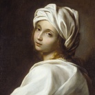 Guido Reni, (Bologna 1575 - 1642), Attribuzione, Beatrice Cenci, Olio su tela, 48 x 64.5