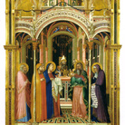 Ambrogio Lorenzetti, Presentazione al Tempio, 1342 Tempera su tavola, cm 257×168. Galleria degli Uffizi, Firenze