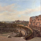 Ippolito Caffi, Il Colosseo visto dall’alto, 1855, olio su carta applicata su tela, 56 x 90 cm, Roma, Museo di Roma, Palazzo Braschi