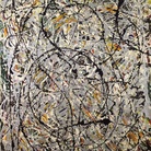 Jackson Pollock, Watery Paths, 1947, olio su masonite, cm 114x86, Galleria Nazionale d'Arte Moderna e Contemporanea, Roma