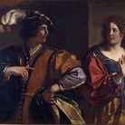 Guercino, Amnon scaccia Tamar. Modena, Galleria Museo Estense. Olio su tela.