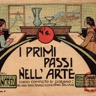 Attilio Mussino, I Primi passi nell'Arte n. 6, corso completo di disegno ad uso delle scuole elementari italiane per la classe 3a, Palermo, Remo Sandron Editore 23x18 cm Fondazione Tancredi di Barolo – MUSLI (Museo della Scuola e del Libro per l’Infanzia), Torino