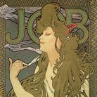 Alphonse Mucha, Job, 1896, Litografia a colori, 66.7 × 46.4 cm | © Mucha Trust 2025