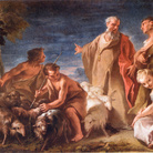 Nicola Grassi, Giacobbe che si accomiata da Labano, 1720-25 circa, Olio su tela, 50 x 34 cm