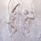 Antonio Canova, Danza dei figli di Alcinoo (particolare), 1787-1792 ca., bassorilievo in gesso. Venezia, Museo Correr