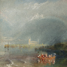 Joseph Mallord William Turner, Jumièges, 1832 circa, Guazzo e acquerello su carta, 191 x 139 mm, Tate, Accepted by the Nation as part of the Turner Bequest 1856 | Courtesy of Chiostro del Bramante 2018