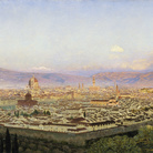 John Brett (1831-1902), Veduta di Firenze da Bellosguardo, 1863, Olio su tela, 101.3 x 60 cm, Tate, Presented by Thomas Stainton in memory of Charles and Lavinia Handley-Read 1972 | © Tate, London 2019