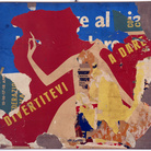 Mimmo Rotella, Divertitevi a dare, 1959-60, décollage su tela, cm 110x100, collezione privata