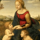 Raffaello Sanzio, Belle Jardinière (Bella giardiniera), 1507, Olio su tavola, 80 x 122 cm, Musée du Louvre, Parigi