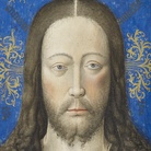 Maître de Jean Chevrot (Bruges, Attivo tra il 1440 e il 1450), Vera Icon, 1450 circa, Tempera sur velina, 159 x 110 mm, The Morgan Library & Museum, New York