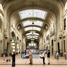 Pensiline vetrate della Stazione Centrale Moderna di Milano