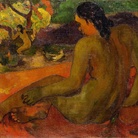 Paul Gauguin, Donna di Tahiti, 1898, olio su tela, cm 72,5x93,5. Copenhagen, Ordrupgaard