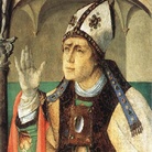 Giusto di Gand, Sant'Agostino, 1474 circa. Parigi, Museo del Louvre