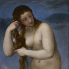 Tiziano Vecellio (1490 - 1576), Venere Anadiomene, 1520 circa, Olio su tela, 58.4 x 73.6 cm, Edimburgo, National Gallery of Scotland