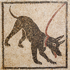 Cave canem, Mosaico proveniente dalla Casa di Orfeo a Pompei, MANN - Museo Archeologico Nazionale di Napoli | Foto: Marie-Lan Nguyen via Wikimedia Creative Commons