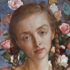 John Currin, Rachel in the Garden, 2003 Olio su tela, 40.6 x 50.8 cm | Private Collection © John Currin - Courtesy Gagosian Gallery - Photo by Rob McKeever