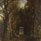 John Constable, Cenotaph to the Memory of Sir Joshua Reynolds, erected in the grounds of Coleorton Hall, Leicestershire by the late Sir George Beaumont, Bt., 1833-36, Oil on canvas | courtesy The National Gallery, London