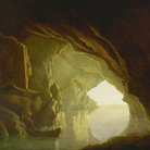 Wright of Derby, Grotta nel golfo di Salerno al tramonto, 1780-1781, olio su tela, 101,6 x 127 cm