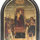 Benedetto Carpaccio, Madonna in trono con i santi Nicola di Bari e Giovanni Battista. Cattedrale di Santa Assunta e di San Nazario, Capodristria