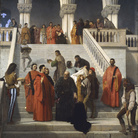 Francesco Hayez, Gli ultimi momenti del doge Marin Faliero sulla scala detta del piombo, 1867.