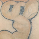Amedeo Modigliani (Livorno,1884 - Paris, 1920), Cariatide (bleue), 1913 circa, Matita blu su carta, 45 x 56.5 cm, Collezione Jonas Netter