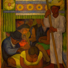 Diego Rivera, La Canoa Enflorada, 1931. Olio su tela, 201,5 x 160 cm. Col. Museo Dolores Olmedo, Xochimilco, México. Photographs by Erik Meza / Javier Otaola ; image © Archivo Museo Dolores Olmedo ©2013 Banco de México Diego R