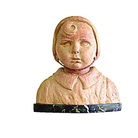 Toni Boni, Ritratto di bambina, anni Trenta, terracotta patinata