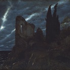 Arnold Böcklin, Ruine am Meer (Rovina sul mare), 1880. Olio su tela