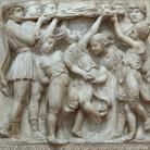 Lodatelo col suono della tromba, Cantoria, Luca della Robbia. 